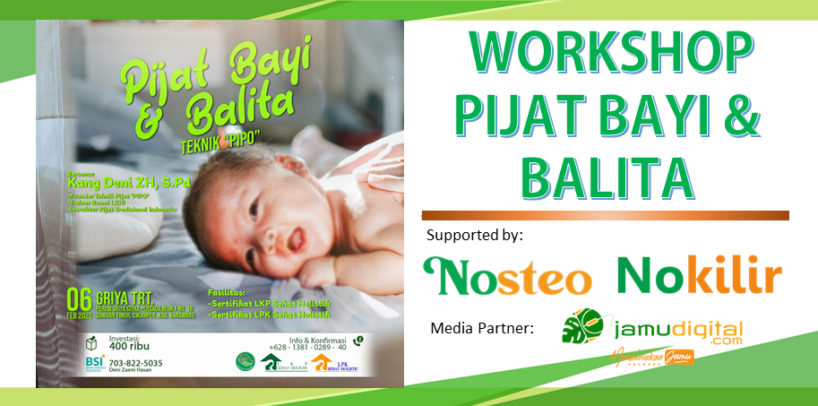 NOSTEO dan NOKILIR Dukung Workshop Pijat Bayi dan Balita dengan Teknik PIPO